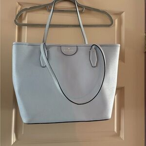 Kate Spade Light Blue Leather Tote